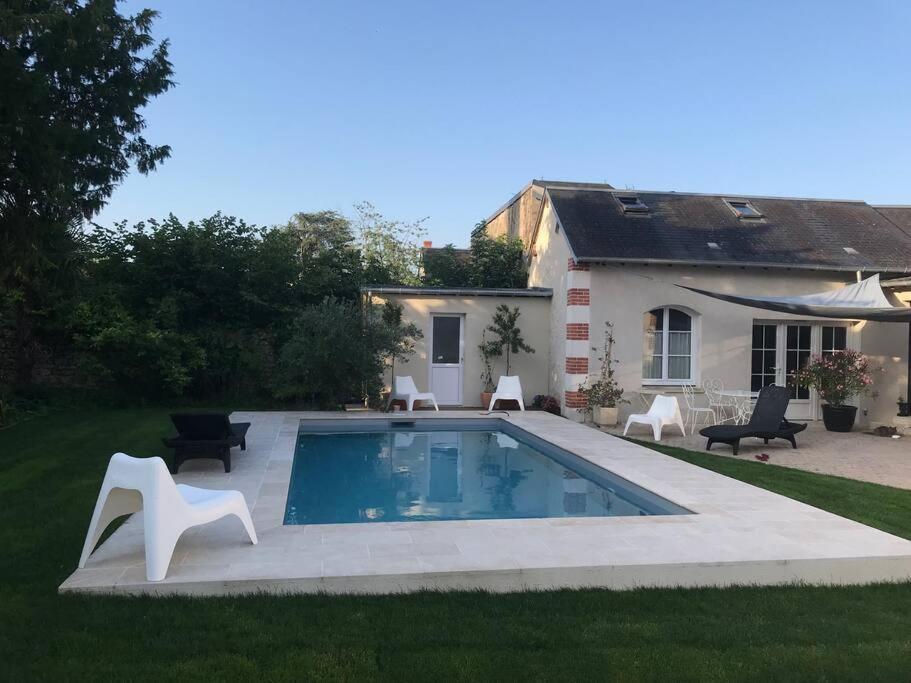 Maisonette Cosy Blois Bagian luar foto
